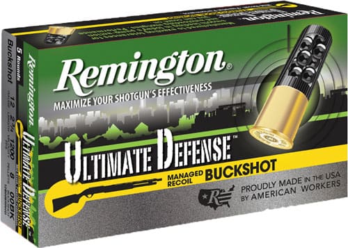 REMINGTON ULTIMATE DEFENSE RR - 12GA 2.75" 00 BUCK 5RD 20BX/CS