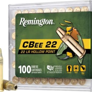 REMINGTON C-BEE 22LR 33GR HP - LOW-VEL 100RD 50BX/CS