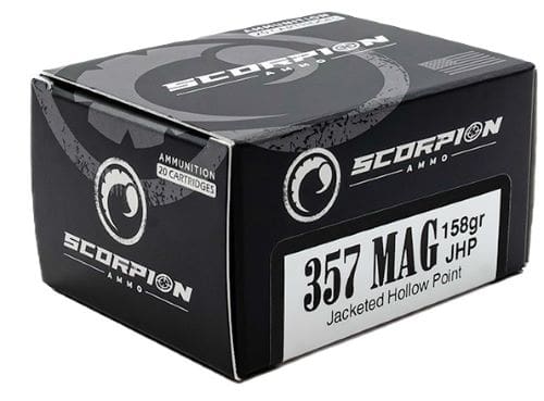 SCORPION 357 MAG - 158GR JHP 20RD 10BX/CS