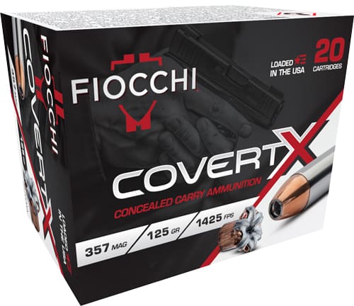 FIOCCHI 357 MAG 125GR JHP - 20RD 10BX/CS