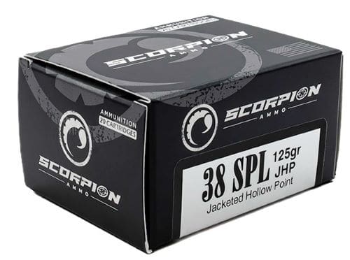 SCORPION 38SPL - 125GR JHP 20RD 10BX/CS