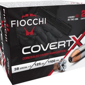 FIOCCHI 38 SPECIAL +P 125GR - JHP 20RD 10BX/CS