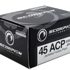 SCORPION 45ACP - 230GR JHP 20RD 10BX/CS