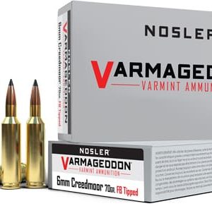 NOSLER VARMAGEDDON 6MM CM - 70GR FBT 20RD 10BX/CS