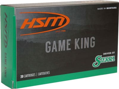 HSM 7MM RUM 140GR SBT - GAME KING 20RD 20BX/CS