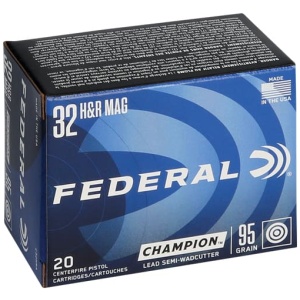 FEDERAL 32 HRM 95GR LEAD-SWC - 20RD 25BX/CS