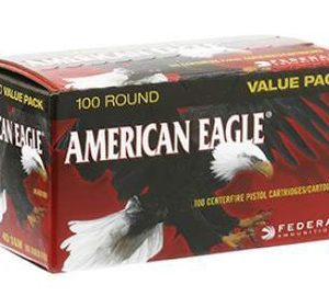 Federal 40 S&W American Eagle AE40R100 180 gr FMJ 100 rounds