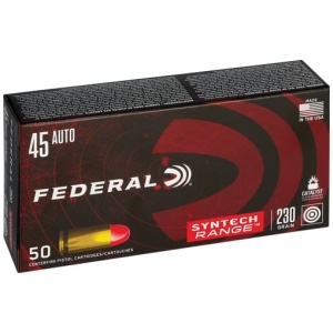 FEDERAL AE 45 ACP 230GR TOTAL - SYNTHETIC JACKET 50RD 10BX/CS