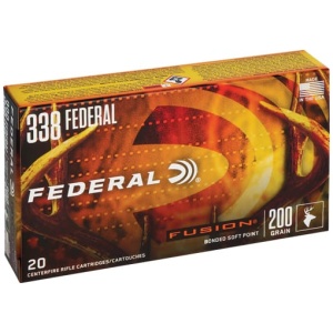 FEDERAL FUSION 338 FEDERAL - 200GR FUSION 20RD 10BX/CS
