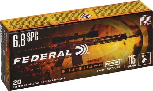 FEDERAL FUSION 6.8 SPC 115GR - FUSION MSR 20RD 10BX/CS