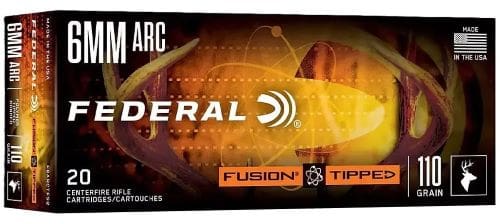 FEDERAL FUSION 6MM ARC 110GR - TIPPED FUSION 20RD 10BX/CS