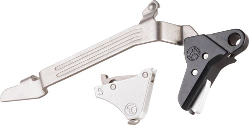 TIMNEY TRIGGER ALPHA FOR GLOCK - GEN 5 LARGE FRAME SILVER