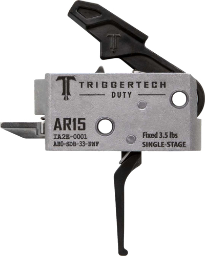 TRIGGERTECH AR-15 SINGLE STAGE - BLACK DUTY FLAT 3.5LB