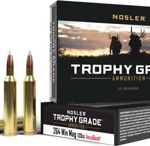 NOSLER TROPHY GRADE 264 WIN - MAG 130GR ACCUBOND 20RD 10BX/C