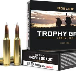 NOSLER TROPHY 6.5X284 NORMA - 140GR ACCUBOND 20RD 10BX/CS