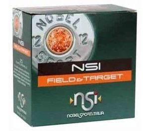 Nobel Sport Italia Field & Target 12 Gauge Ammunition ANSF128CASE 2-3/4" #8 Shot 1-1/8oz 1255fps CASE 250 Rounds