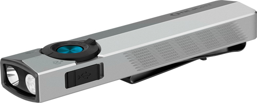 OLIGHT ARKPRO CLASS 3R - RECHARGEABLE SILVER GRAPHITE