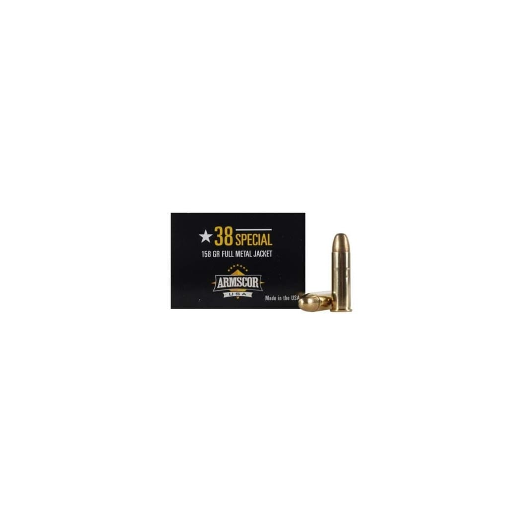 Armscor 38 Special Ammunition 50449 158 Grain Full Metal Jacket 100 Rounds - Image 2