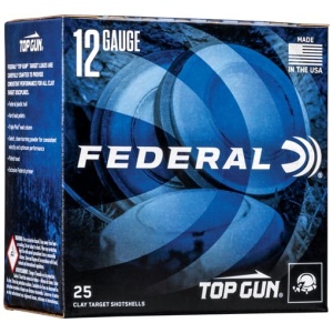 FEDERAL TOP GUN 12GA 2.75" 1OZ - #8 1180FPS 250RD CASE LOT