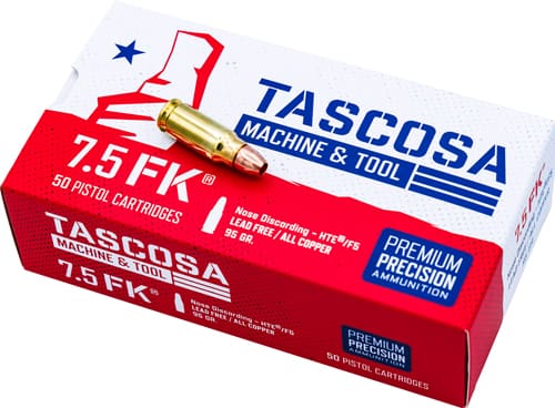 TMT FK BRNO 7.5 F5 95GR HOLLOW - POINT 50RDS PER BOX LEAD FREE