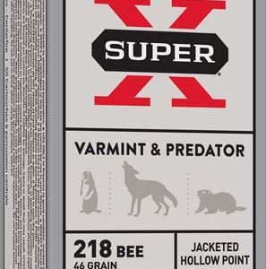 WINCHESTER SUPER-X 218 BEE - 46GR JHP 50RD 10BX/CS