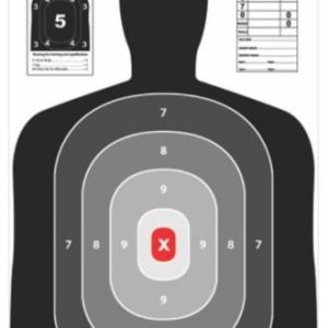 SPLATTER SHOT TARGET B27 - SILHOUETTE PRO 23"X35" 5PK