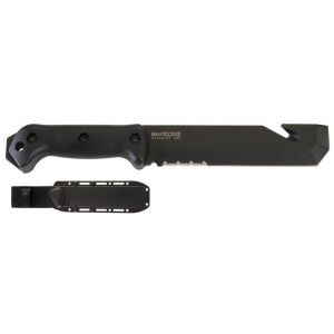 KA-BAR BECKER TAC TOOL - 7" SERRATED W/PLASTIC SHEATH