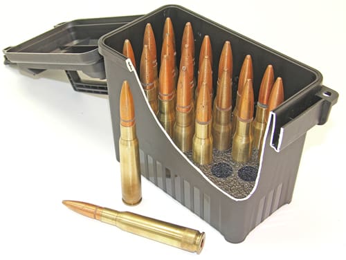 MTM 50 BMG AMMO CAN 20 ROUND - BLACK PRE-CUT FOAM LOCKABLE - Image 3