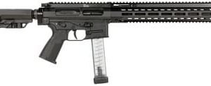 B&T AG BT-500003-SPORT SPC9 Sport Semi-Auto Rifle 16" 30+1 Black W/ Telescopic Stock