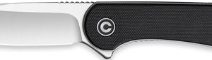 CIVIVI KNIFE ELEMENTUM 2.96" - BLACK G10/SATIN D2 CLAM PACK