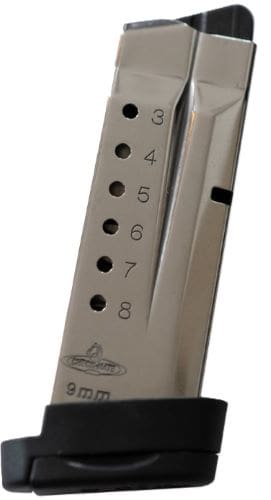 CHECKMATE MAGAZINE S&W SHIELD - 9MM STAINLESS 8RD