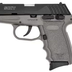 SCCY CPX-4CBSG .380 ACP 2.96" 10+1 DAO Black/Sniper Gray