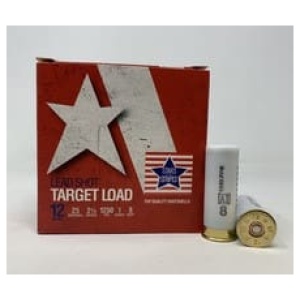 Stars and Stripes 12 Gauge Ammunition Target Loads CT12808 2-3/4          8 Shot 1oz 1250fps Case of 250 Rounds