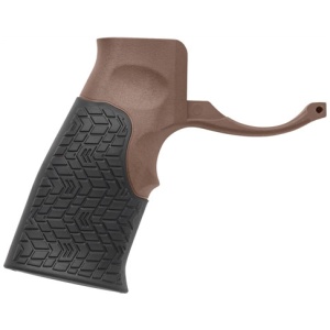 DANIEL DEF. GRIP AR-15 BROWN - WITH INTEGRATED TRIGGER GUARD