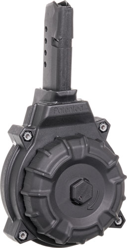 PRO MAG MAGAZINE FOR GLOCK 43 - 9MM 50RD DRUM BLACK POLYMER