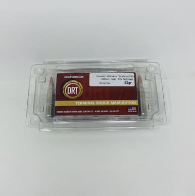 DRT 223 Rem DRT22362 62 Grain Terminal Shock Hollow Point 20 Rounds