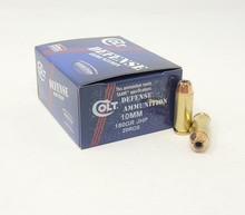 DoubleTap 10mm Ammunition Colt Defense 10MM180CT 180 Grain Jacketed Hollow Point 20 Rounds