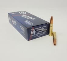 DoubleTap 300 AAC Blackout Ammunition Colt Defense 300BLK125CT 125 Grain Hollow Point 20 Rounds
