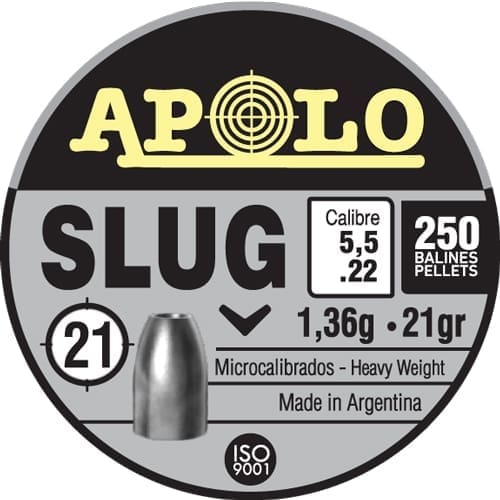 HATSAN APOLO 22 SLUG 21 GRAIN - 250 PACK