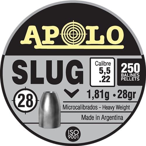 HATSAN APOLO 22 SLUG 28 GRAIN - 250 PACK