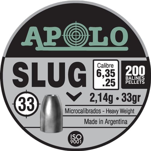 HATSAN APOLO 25 SLUG 33 GRAIN - 200 PACK