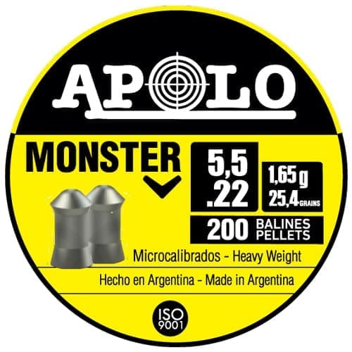 HATSAN APOLO 22 MONSTER - 25.4 GRAIN 200 PACK