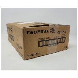 Federal 12 Gauge Ammunition Gold Medal FGMT1758CASE 2-3/4" 1 oz #8 Shot 1180fps CASE 250 Rounds