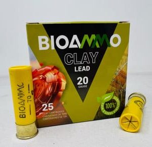 BioAmmo 20 Gauge Ammunition Dove & Clay ZR2880 2-3/4" #8 Shot 1oz 1165fps 25 Rounds