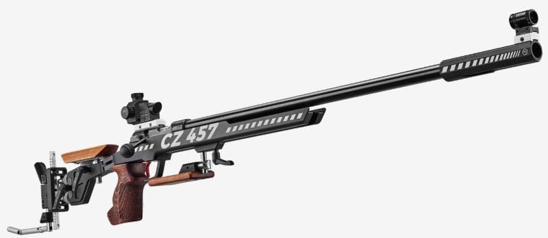 CZ 457 TARGET 22LR 26" SINGLE - SHOT BLACK CHASSIS STOCK