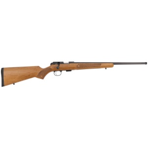 CZ 457 AMERICAN 22LR 20" BLUE - THREADED BBL. MAPLE STOCK