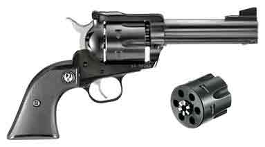 RUGER BLACKHAWK CONVERTIBLE - 357/9MM 4.62" AS BLUED SYN