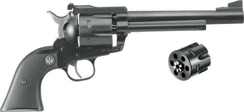 RUGER BLACKHAWK CONVERTIBLE - 357/9MM 6.5" AS BLUED BLK SYN - Image 2