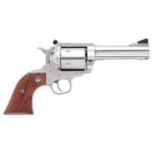 RUGER SUPER BLACKHAWK 44MAG - 4-5/8" AS STAINLESS HARDWOOD