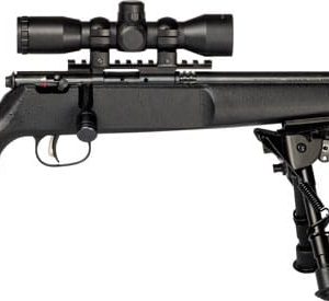 SAVAGE RASCAL XP TARGET SINGLE - SHOT 22LR 4X32 BIPOD PREC STK